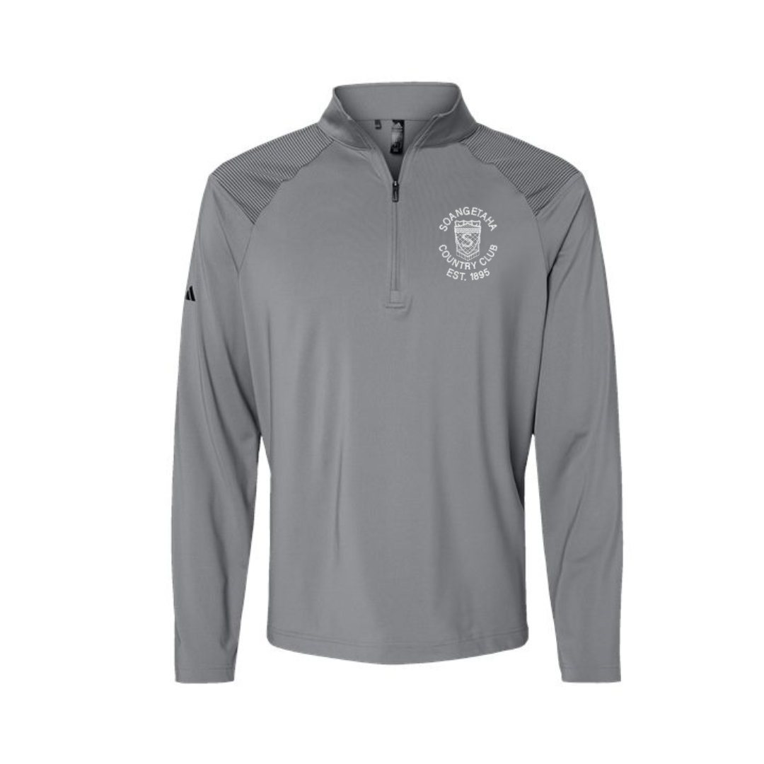 SCC embroidered MENS Adidas 1/4 zip