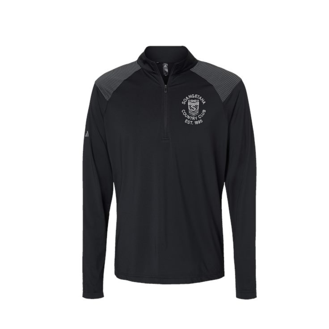 SCC embroidered MENS Adidas 1/4 zip