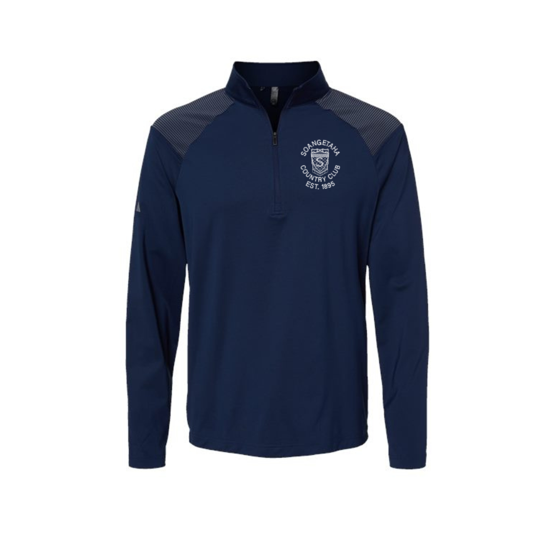 SCC embroidered MENS Adidas 1/4 zip