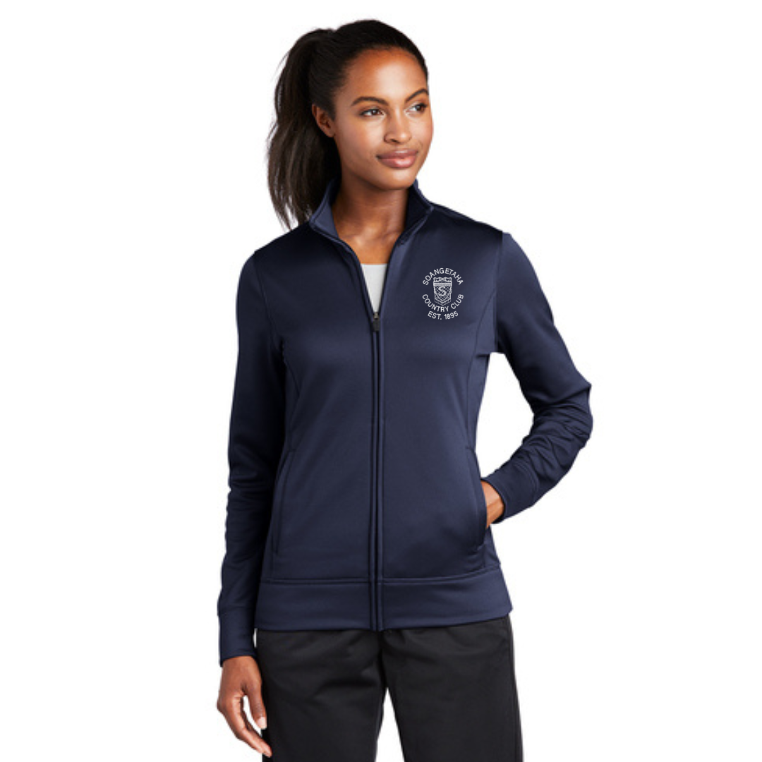 SCC Embroidered WOMENs Full Zip SportTek Jacket – Soangetaha